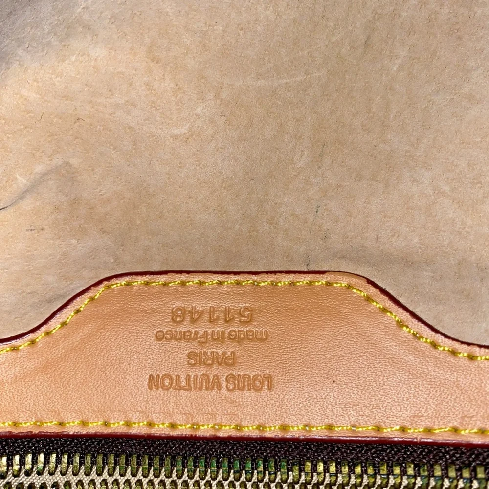 Monogram Canvas Brown Tote with Matching Monogram Wallet - Picture 4 of 12